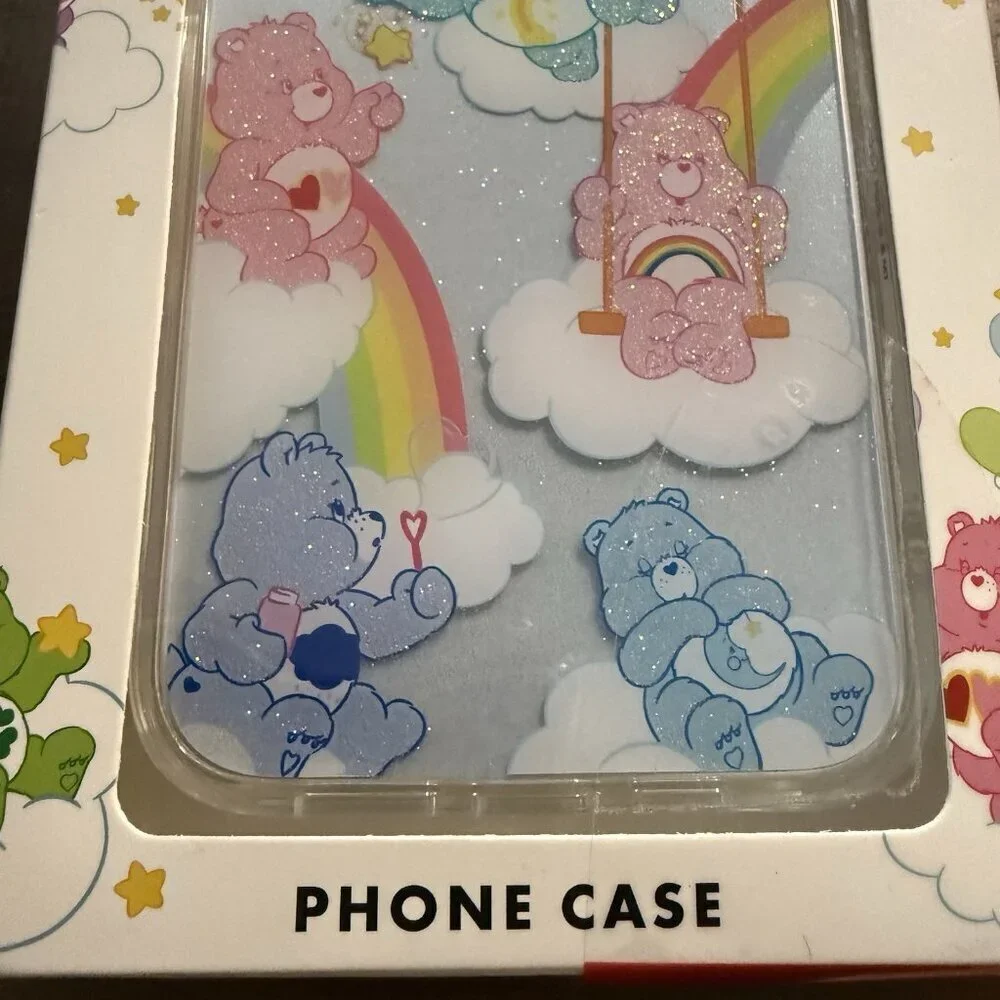 Care Bears Iphone 13/14 Pro Max Glitter Protective Phone Case Skinny Dip…